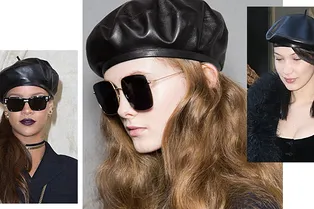 Как носить кожаный берет Как носить кожаный берет