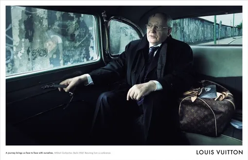 Михаил Горбачев в рекламной кампании Louis Vuitton, 2007