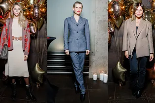 Полина Киценко и Ясмина Муратович на творческом вечере Игоря Верника