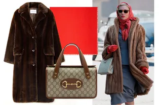 Носите шубу с алым платком, как героиня Кейт Бланшетт в фильме «Кэрол»