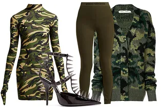 Составляем гардероб в стиле милитари, как у Ким Кардашьян