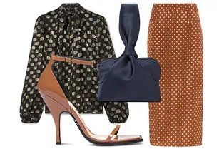 В новом сезоне гороховый принт возвращается