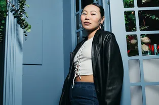 Сестры Рубан и Ян Гэ на вечеринке BURO. Beauty Kit Awards