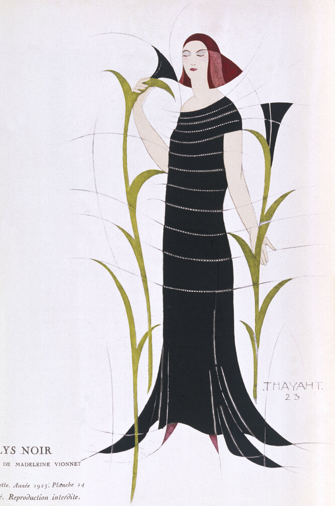 Иллюстрация платья Vionnet, 1923