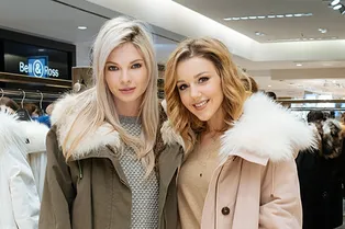 Наталья Бардо на открытии нового pop-up-пространства Yves Salomon в ЦУМе