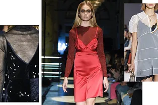 Как носить платье-комбинацию в 2017-м: 12 примеров с подиума, которые можно повторить