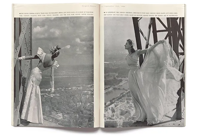 Головокружительная съемка, посвященная 50-летию Эйфелевой башни, 1939 год