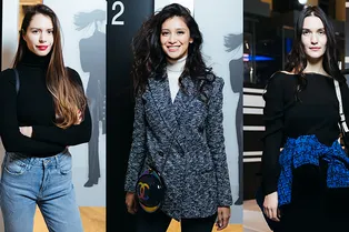 Равшана Куркова и Мари Коберидзе на открытии pop-up-пространства Chanel J12 в универмаге «Цветной»