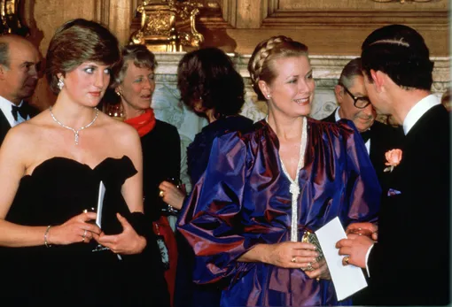 Принцесса Диана, княгиня Монако Грейс и принц Чарльз, 1981
