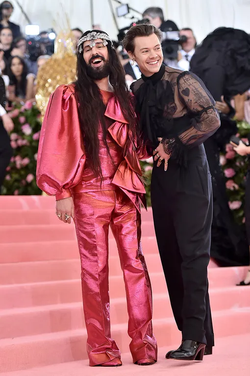 Алессандро Микеле и Гарри Стайлс на Met Gala 2019 Алессандро Микеле и Гарри Стайлс на Met Gala 2019
