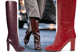 10 пар высоких сапог, чтобы носить их с юбками и платьями миди, как звезды стритстайла