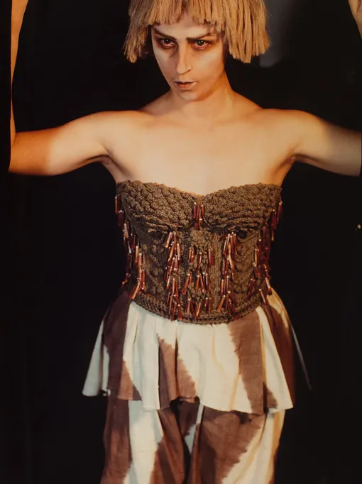 Синди Шерман в Issey Miyake. Съемка для нью-йоркского бутика Dianne B, 1983 год