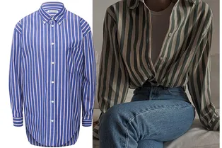 Вместо белой рубашки: 10 полосатых вариантов на каждый день