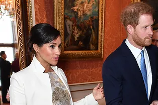 Редкий выход: Меган Маркл и Кейт Миддлтон на приеме в Букингемском дворце