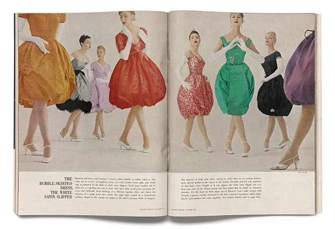 Армия коктейльных платьев карамельных цветов, 1958 год