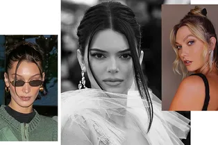 Две одинокие пряди у лица: самая модная укладка из 90-х вернулась