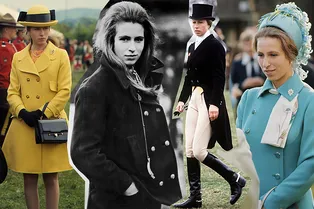 20 архивных снимков принцессы Анна, которые доказывают, что она та еще модница