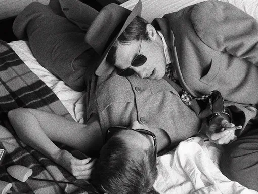 Джин Сиберг и Жан-Поль Бельмондо в фильме «На последнем дыхании», 1960