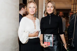 Алена Долецкая, Оксана Бондаренко и Маргарита Пушкина на презентации книги «Современное искусство и как перестать его бояться»