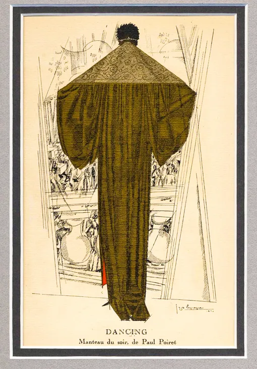 Пальто Poiret на иллюстрации Жоржа Лепапа, 1920 Пальто Poiret на иллюстрации Жоржа Лепапа, 1920