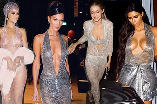 От Рианны до Беллы Хадид: 11 самых откровенных нарядов-кольчуг, в которых знаменитости выходили в свет