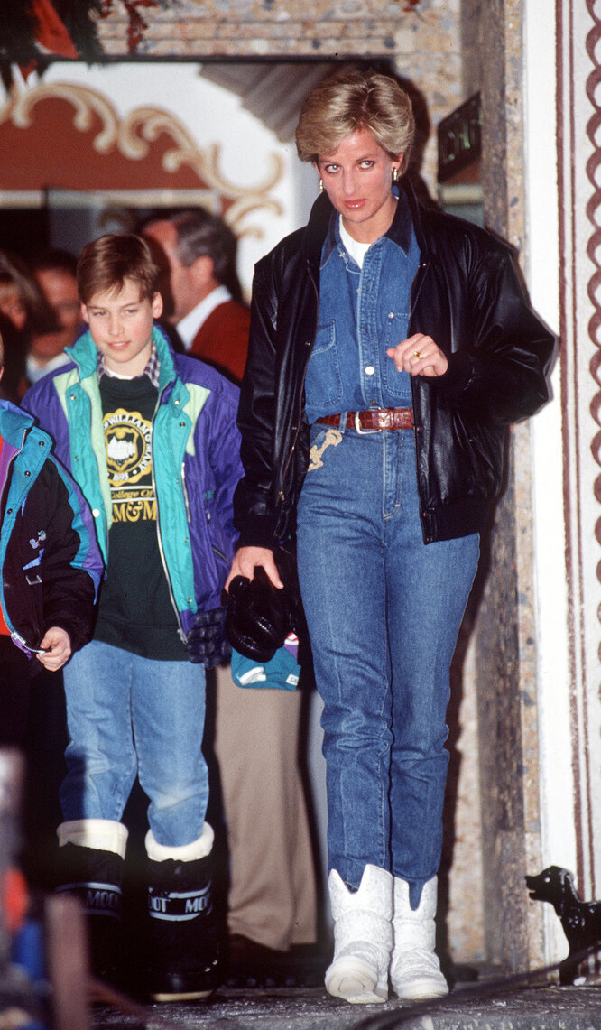 Принц Уильям и принцесса Диана, 1993