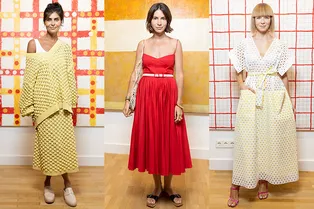 Наташа Гольденберг и Надежда Оболенцева на открытии выставки «Михаил Чернышов: One Man Show»