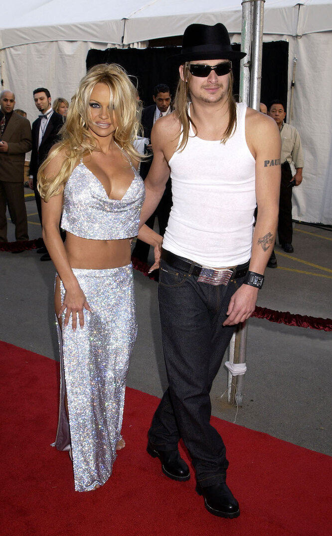 С Кидом Роком на церемонии American Music Awards, 2002