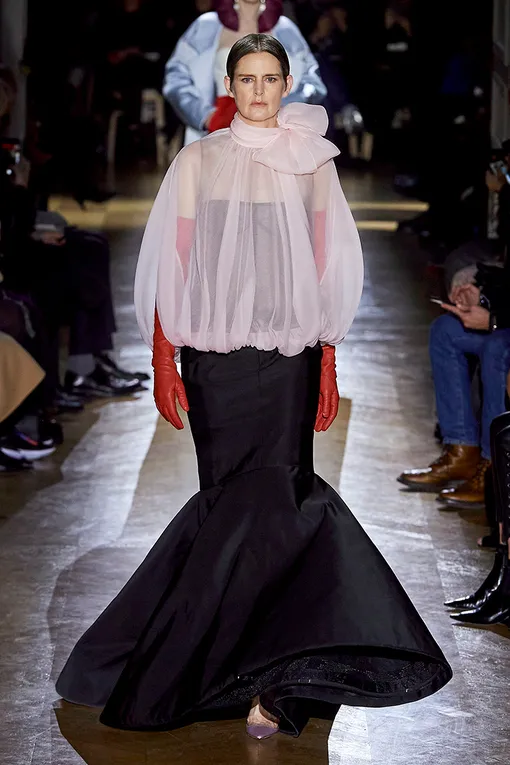 Стелла Теннант на показе Valentino Haute Couture весна-лето 2020