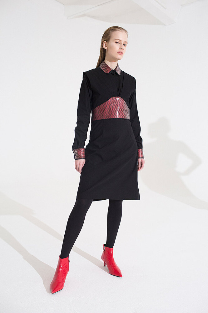 Базовый гардероб из металлизированного хлопка, полиуретановой сетки и ...