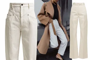 Готовимся к весне: 10 самых модных пар светлых брюк и джинсов