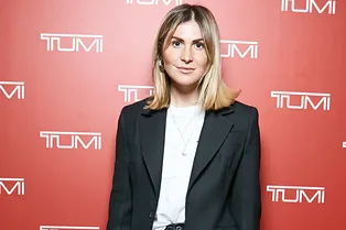 Виталий Козак и Лаура Джугелия на открытии флагмана Tumi