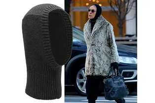 Носим экошубу с балаклавой, как Хлоя Севиньи