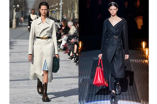Bottega Venetta и Prada осень-зима 2019/20