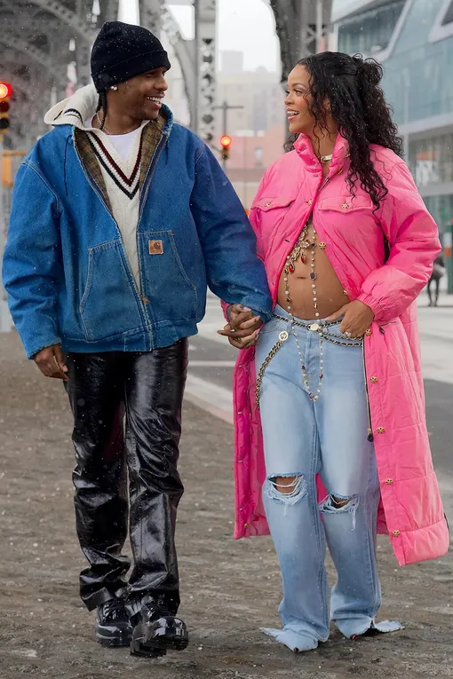 A$AP Rocky и Рианна, 2022