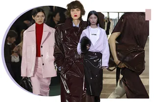 10 причин примерить трендовую лаковую кожу прямо сейчас