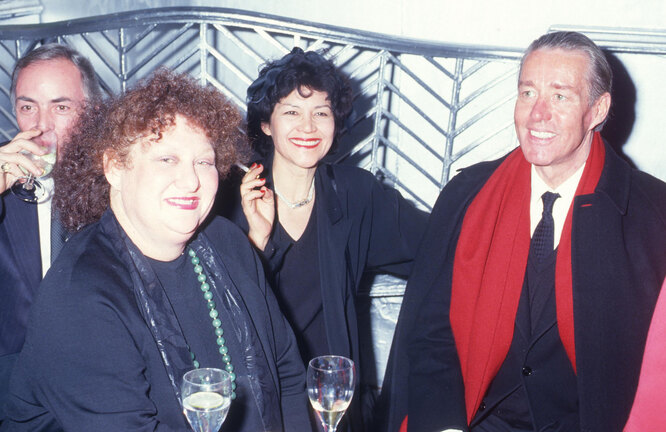 Пэт Эст и Рой Холстон на вечере памяти Энди Уорхола,1987