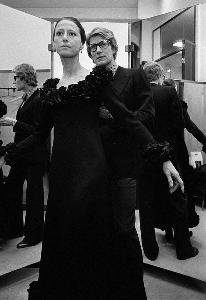 Майя Плисецкая и Ив Сен-Лоран, 1971 год