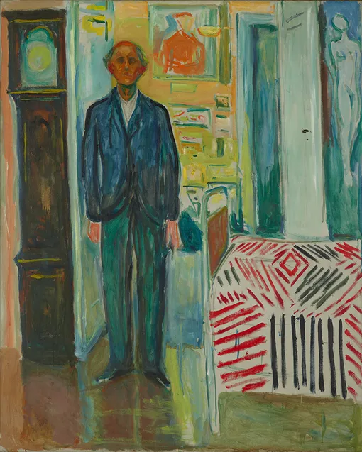 «АВТОПОРТРЕТ. МЕЖДУ ЧАСАМИ И КРОВАТЬЮ», 1940–1943 «АВТОПОРТРЕТ. МЕЖДУ ЧАСАМИ И КРОВАТЬЮ», 1940–1943