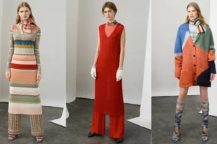 Плетеные шерстяные брюки, пальто «школьницы» и оверсайз-кардиганы в уютной коллекции Missoni