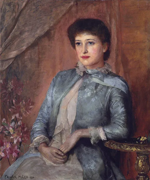 Джордж Фрэнк Майлз «Портрет Лилли Лэнгтри» (1884) Джордж Фрэнк Майлз «Портрет Лилли Лэнгтри» (1884)