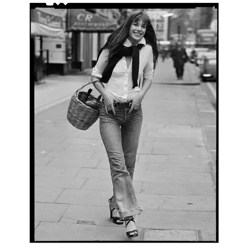 Джейн Биркин в Лондоне, 1973 год