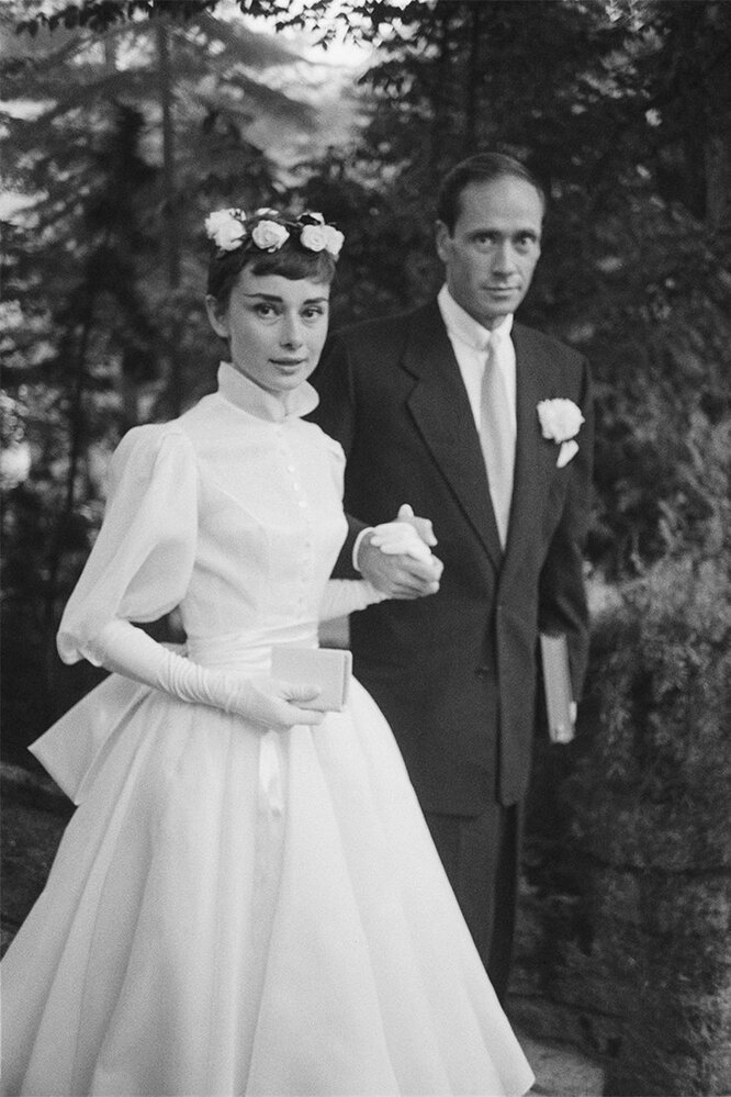 Одри Хепберн и Мел Феррер, 25 сентября 1954 года