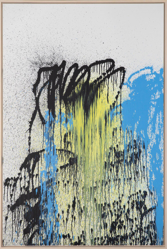 Ханс Хартунг (1904–1989). HH T—1989—L27. 1989. Холст, акрил. Галерея ILONA-K artspace, Москва Ханс Хартунг (1904–1989). HH T—1989—L27. 1989. Холст, акрил. Галерея ILONA-K artspace, Москва