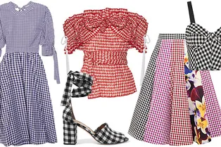 40 платьев, юбок и блуз в клетку виши, как у Дороти из страны Оз