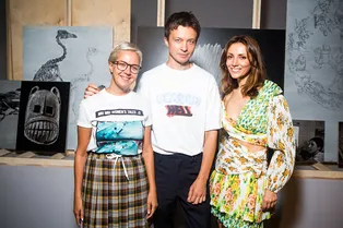 Ксения Чилингарова, Мари Коберидзе и Анка Цицишвили на вечеринке #MissBeCurious