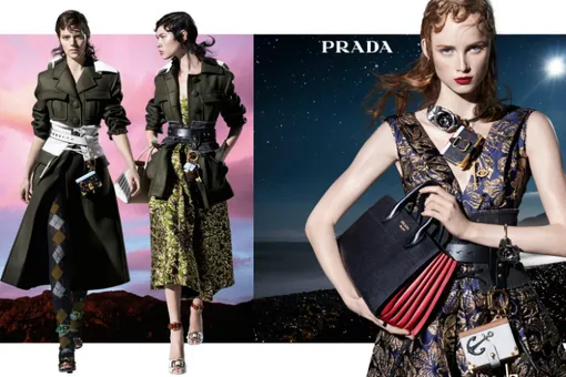27 известных моделей в рекламной кампании Prada