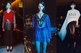 Кричаще-сексуальные платья и мерцающие свитшоты Christopher Kane, созданные для вечеринок с продолжением