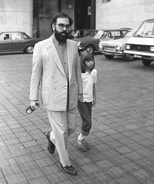 Фрэнсис Форд Коппола с 8-летней Софией в Москве, 1979 год
