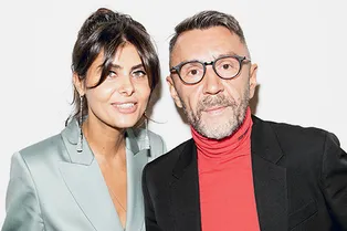 Светлана Бондарчук, Ксения Собчак, Сергей Шнуров и Резо Гигинеишвили на открытии сезона Клуба «418»